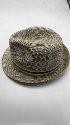 Elegant 3 Inch Round Straw Sun Hat With Ribbon