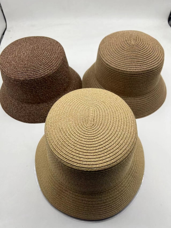 Charming Womens Wide Brim Straw Sun Hats With Adjustable Chin Strap